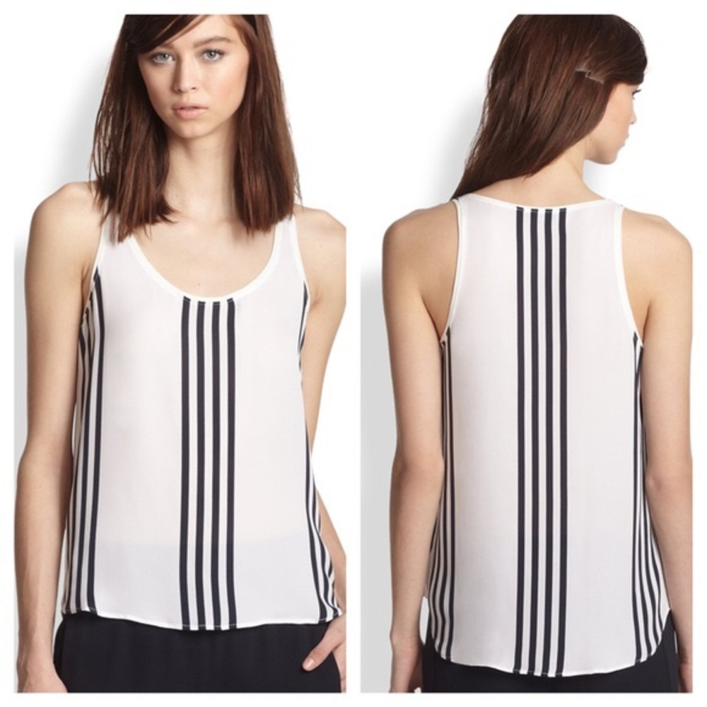 Theory striped blouse